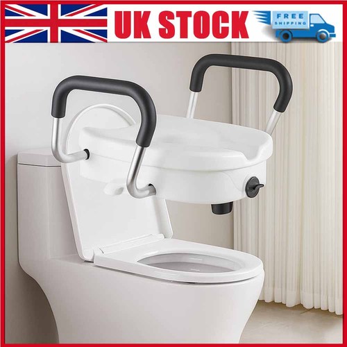 Raised toilet seat handle - raised,