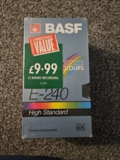 Basf E240 3 Pack VHS Video