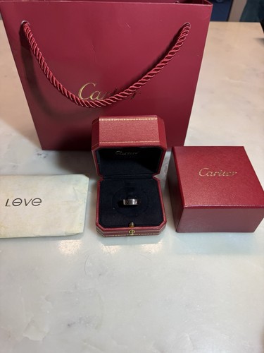 Cartier love ring 18ct white - ring,