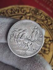 Italy  Silver 2 Lire coin 1915