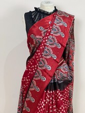 Red Handcrafted Bandhani &