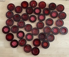 40 Red IKEA tea Light Holders