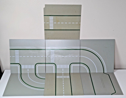 Lego city road baseplate - road,