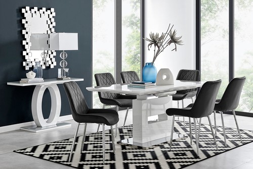 Arezzo large white high gloss - arezzo,