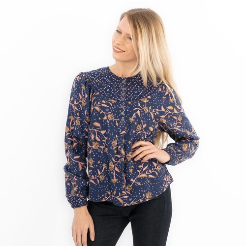 White stuff top shirt - shirt, navy