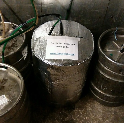 Insulated keg cover 2 ice - keg,