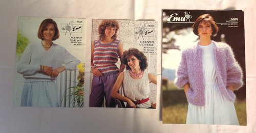 Vintage emu knitting patterns - vintage,