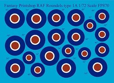 RAF  R.A.F  ROUNDELS Type 1A