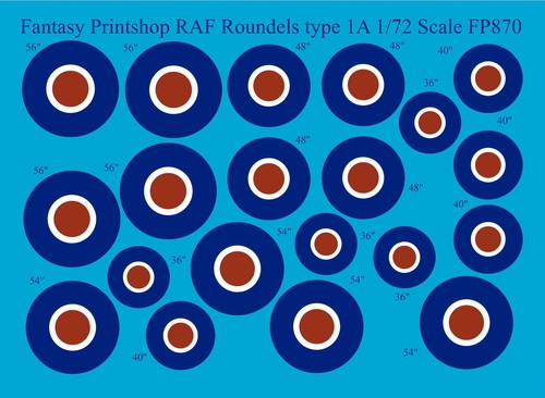 Raf roundels type 1a - r.a.f,