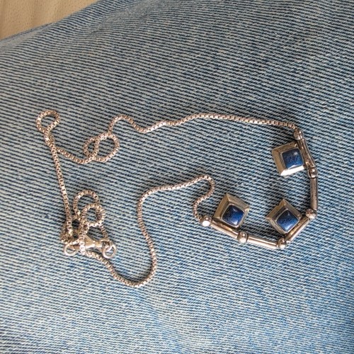 Silver chain necklace - chain,