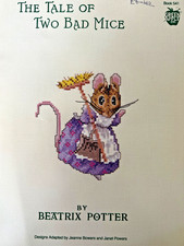 The Tale Of Two Bad Mice. Counted Cross Stitch Booklet. Beatrix Potter. Used