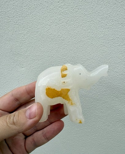 Vintage hand carved white - hand-carved,