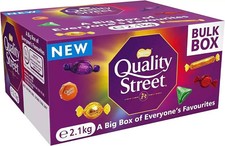 Quality Street 2kg Bulk Box – Assorted Chocolates Gift Sharing Tub – Family Trea