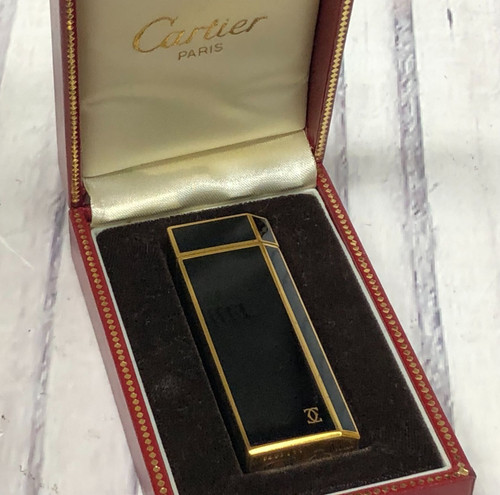 Cartier pentagon gas lighter - gas,