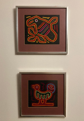Framed kuna indian mola - framed,