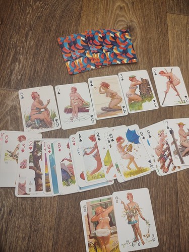 Pin playing cards - cards, erotic