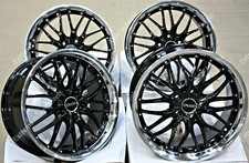 Alloy Wheels 19" 190 For Vauxhall Adam Astra Astravan Calibra Corsa 5x110 Black