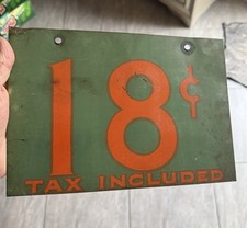 Antique 1920s Double-sided Tin