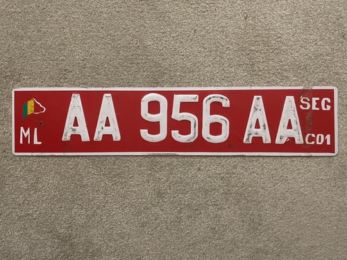 Number license plate mali - number,