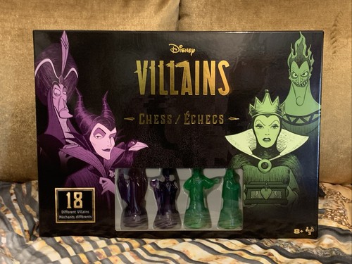 Disney villains chess set - villains,