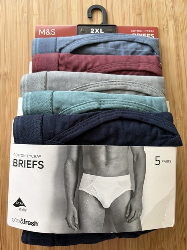 Mens pack cotton lycra - m&s,