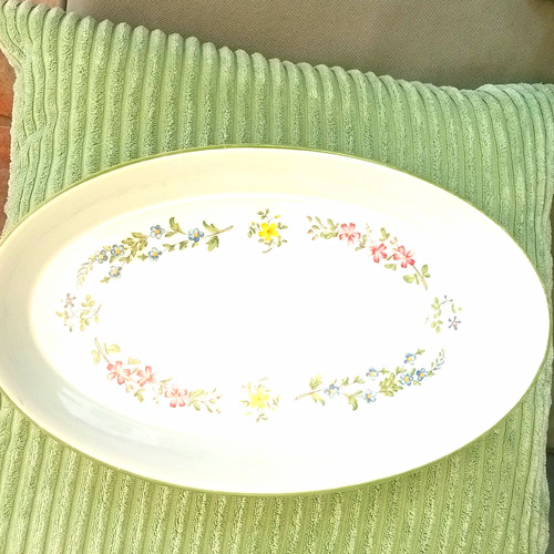 Royal worcester fleuri oval - royal,