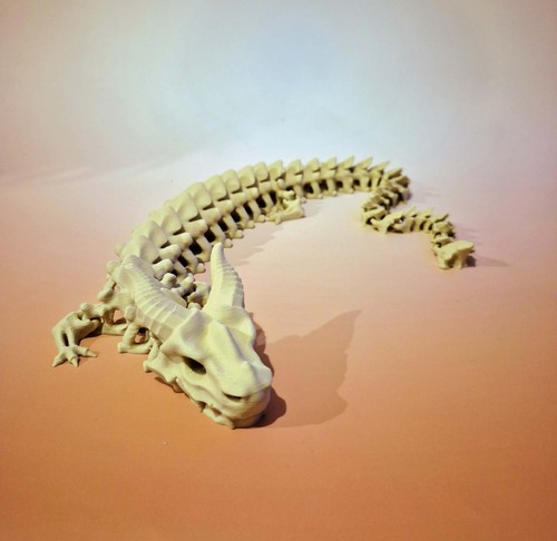 Flexible skeleton dragon - skeleton,