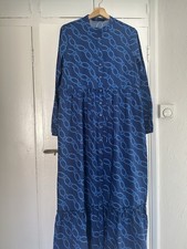 Blue LCW Modest Women dress Size Small