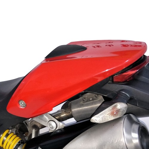 Red plastic rear seat cowl - red,