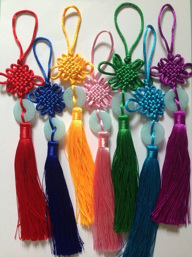 Colorful chinese lucky knot - colorful,