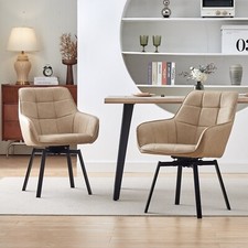 Beige swivel dining - beige,