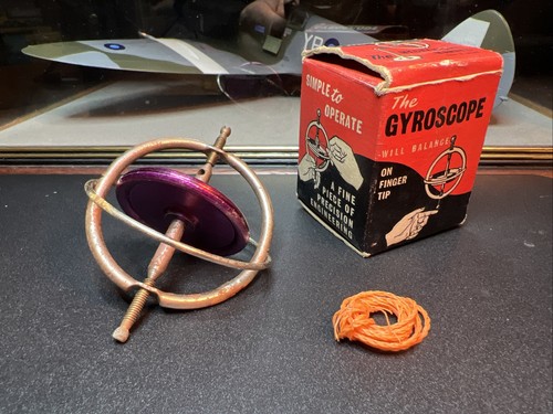 Vintage gyroscope toy - toy, with