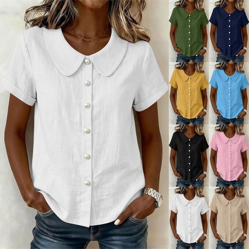 Ladies summer button short - summer,