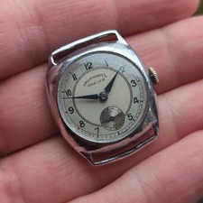 Ingersoll Master Mens Cushion Watch, Cal 102, Working Needing Restoration (K61)