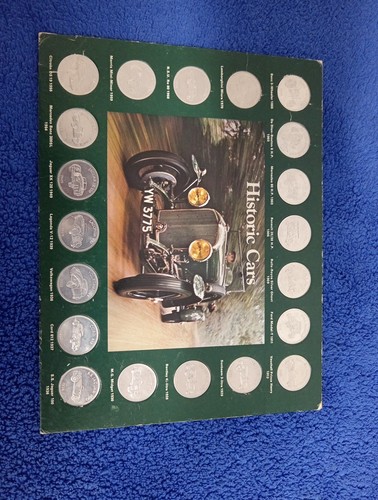 Historic car coins collection - car,