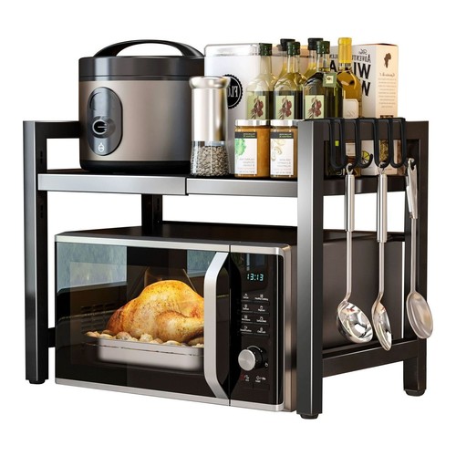 Microwave oven rack black - oven,