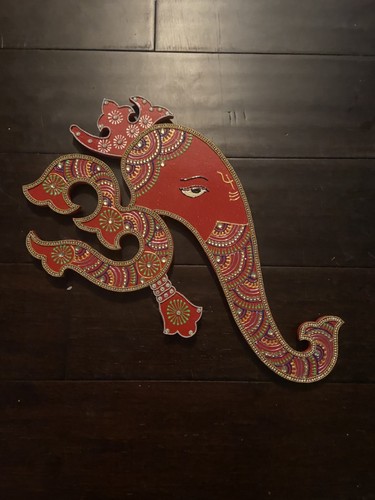 Handcrafted ganesha wall - handcrafted, om