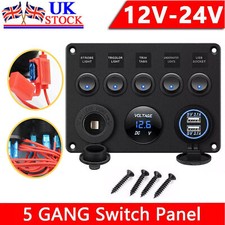 5 Gang 12V/24V Inline Fuse Box