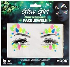 Glow In The Dark Face Jewels By Festival Face Body Gems Crystal Make Up Eye Gli
