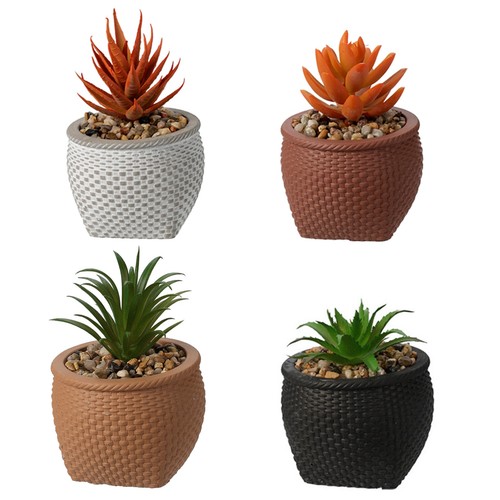 Artificial plants pots - pots, faux