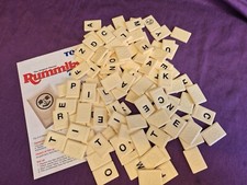 Rummikub Letter Tiles. Original/Standard/Full Size Spares/Replacements 1995