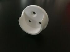 Wardrobe Rail End Supports Brackets for Round or Oval Rails 15 x 25 x 37mm