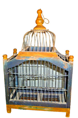 Vintage wood and - wood, wire