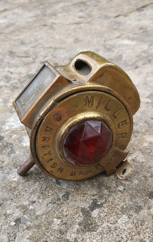 Vintage motorcycle lamp miller - vintage,