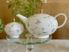 Royal Doulton 2-Pint Teapot Mille Fleures HN5241 & Covered Sugar Pot EXCELLENT!