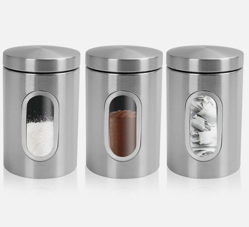 3pcs kitchen canisters tea - canisters,