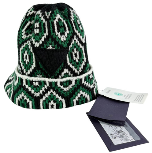 Prada cashmere wool jacquard - prada,