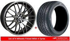 Alloy Wheels & Tyres 15" Calibre Motion For Fiat Punto Evo 08-12