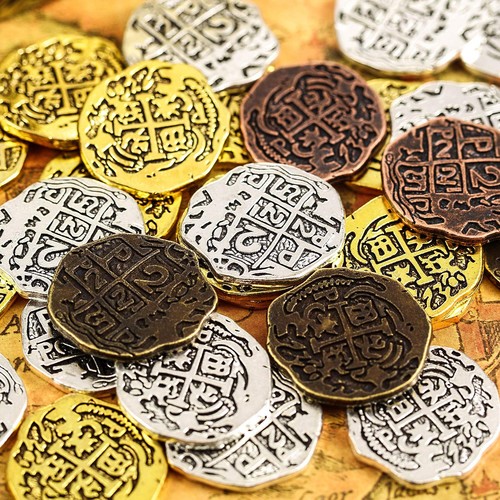 Pieces gold metal - 35,