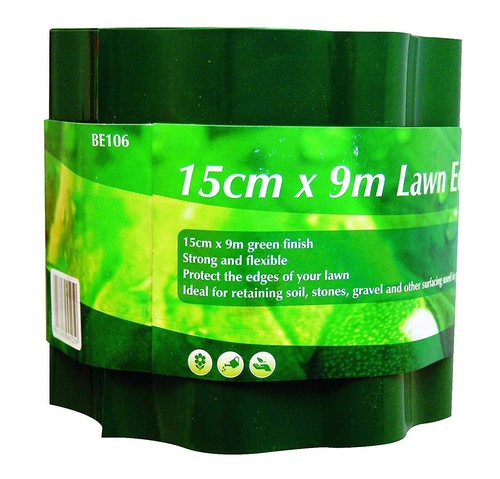 Green plastic garden grass - green,